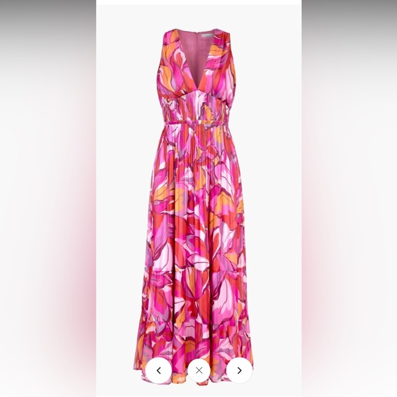 Adelyn Rae Dresses & Skirts - Sleeveless Pink Multi-Color Maxi Dress